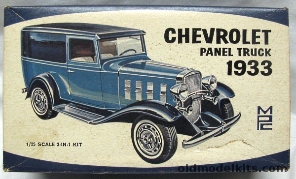 MPC 1/25 1933 Chevrolet Panel Truck - Stock / Street Hauler / Wild Competition -  A Budd Anderson Kit, 303-149 plastic model kit